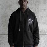 Embroidered Zip Hoodie