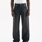 Baggy Relaxed Galaxy Blue Jeans